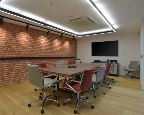 Office meeting room with chairs